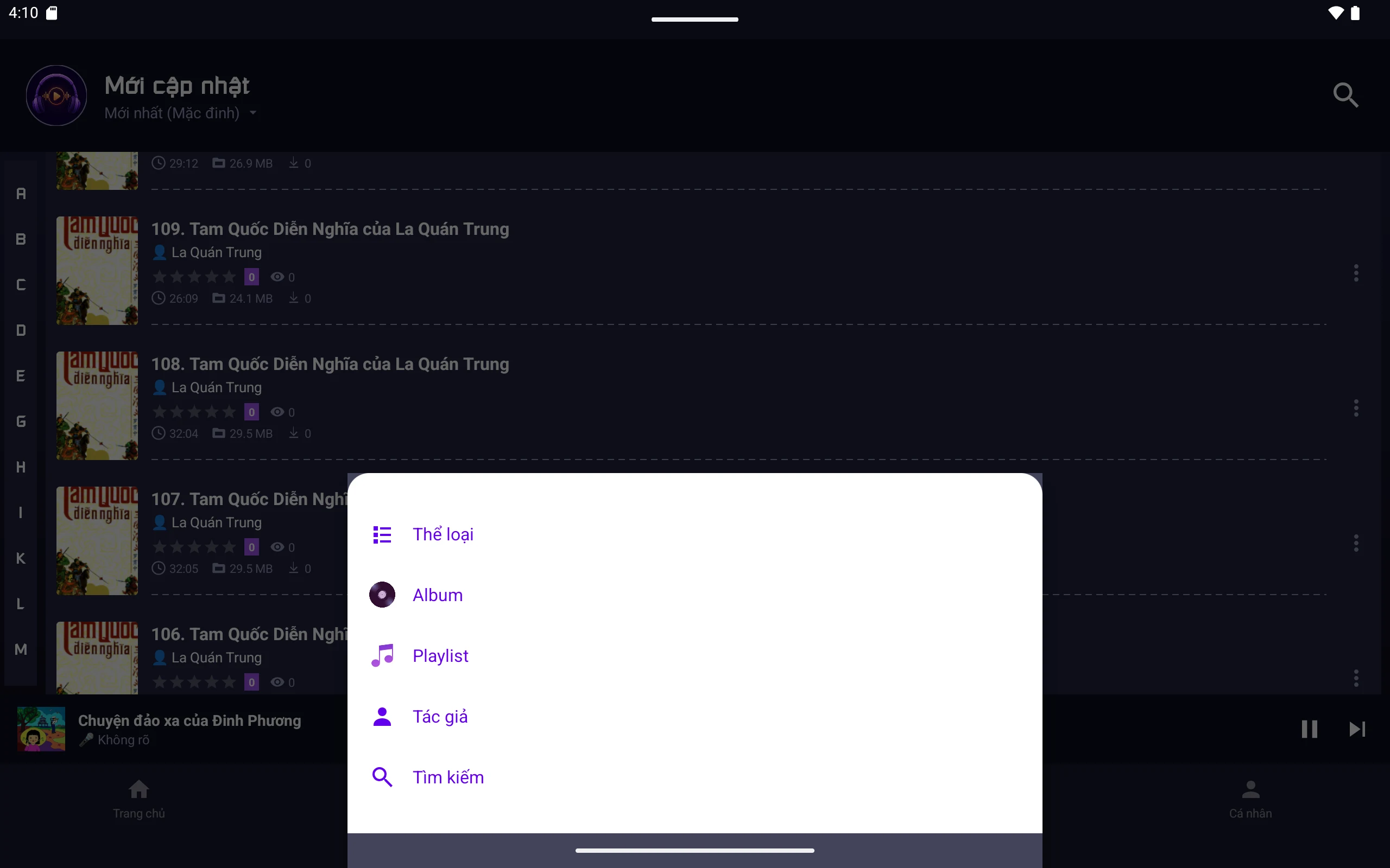 Kho truyện Audio screenshot