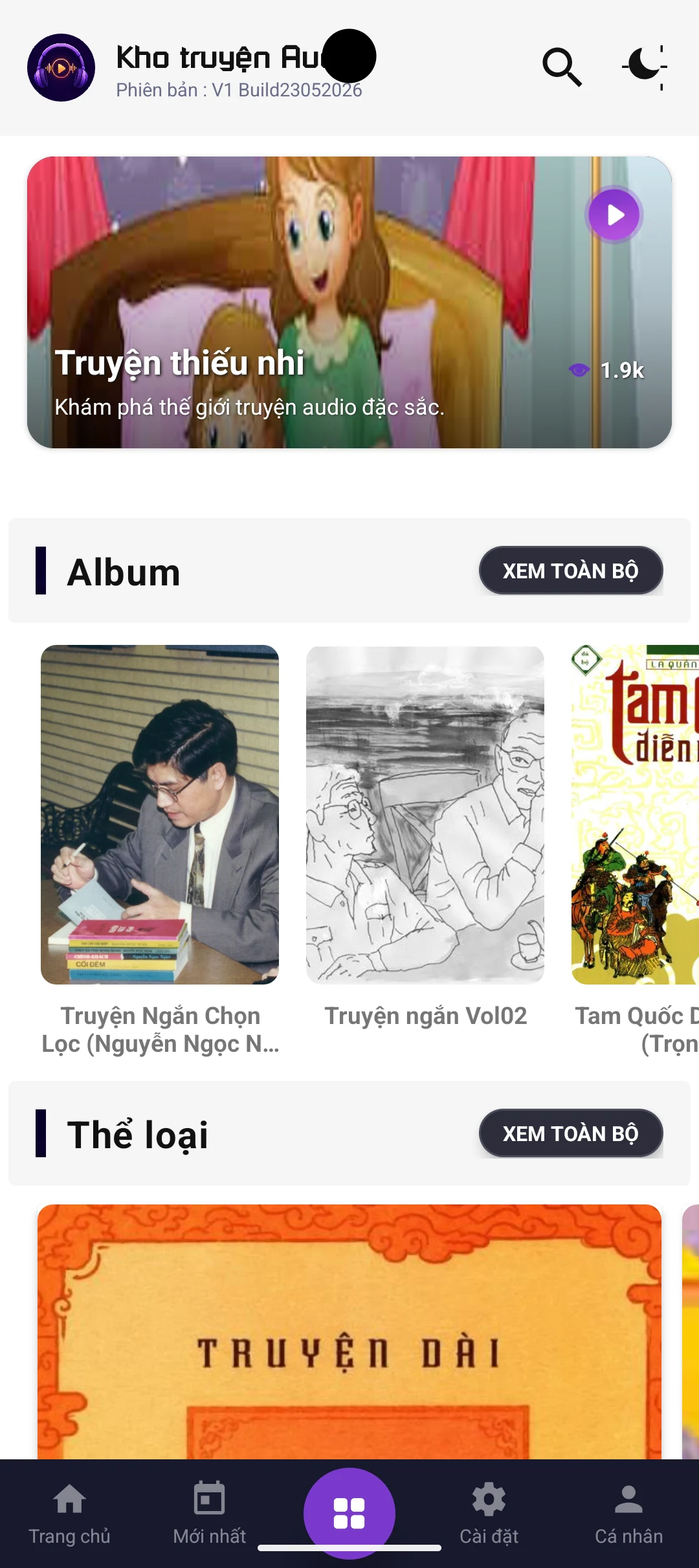 Kho truyện Audio screenshot