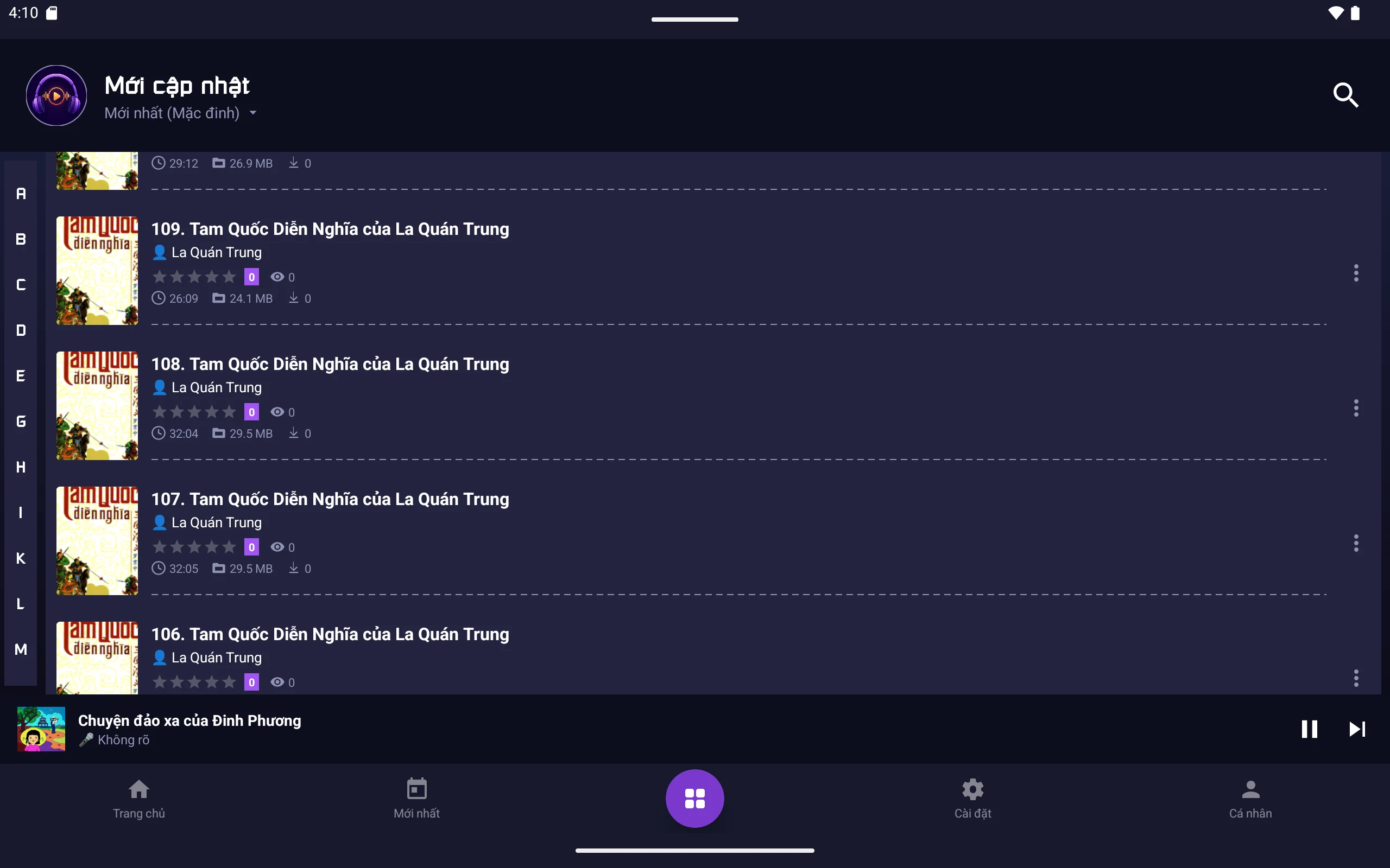 Kho truyện Audio screenshot